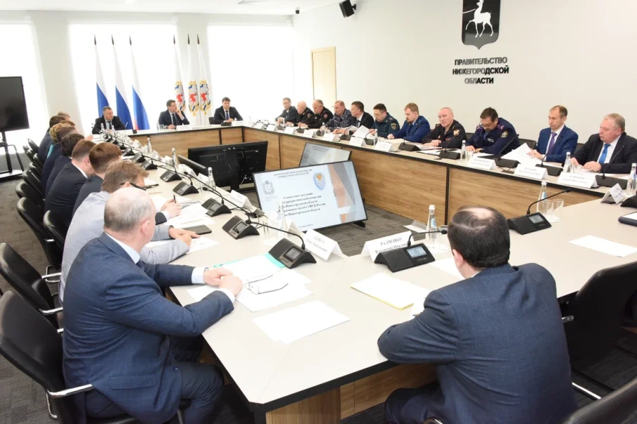 Губернатор Нижегородской области Глеб Никитин провел совместное заседание антитеррористической комиссии и оперативного штаба